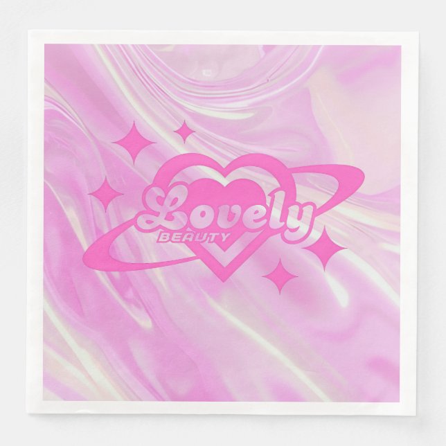Lovely Paper Dinner Napkins (Front)