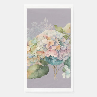 Lovely Pastel Hydrangea Guest Towels