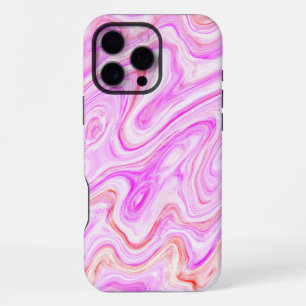 Lovely Pink Colorful Abstract Marble Texture iPhone 16 Pro Max Case