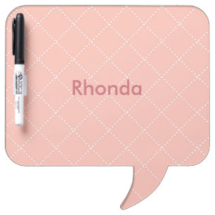 Lovely Pink Dry Erase Board