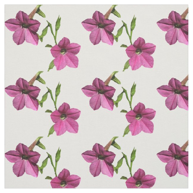 Lovely Pink Floral Pattern Fabric