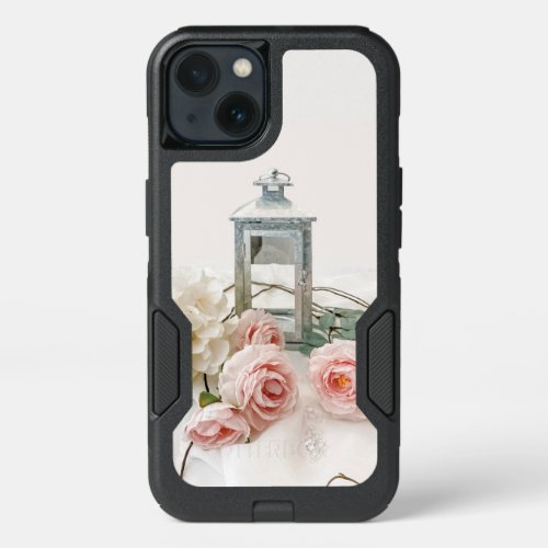 Lovely pink peonies and white hydrangeas iPhone 13 case