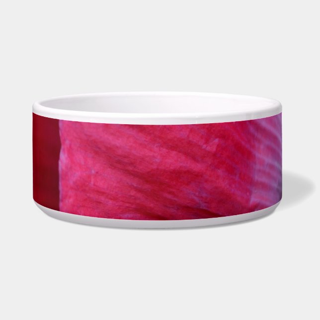 Lovely Pink & Purple Poppy Bowl (Front)