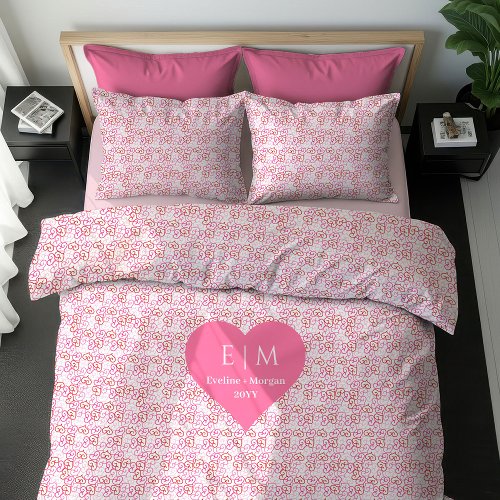 Lovely Pink Red Hearts Personalized Love Gift 