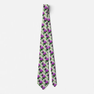 Lovely Pink Rhododendrons Neck Tie