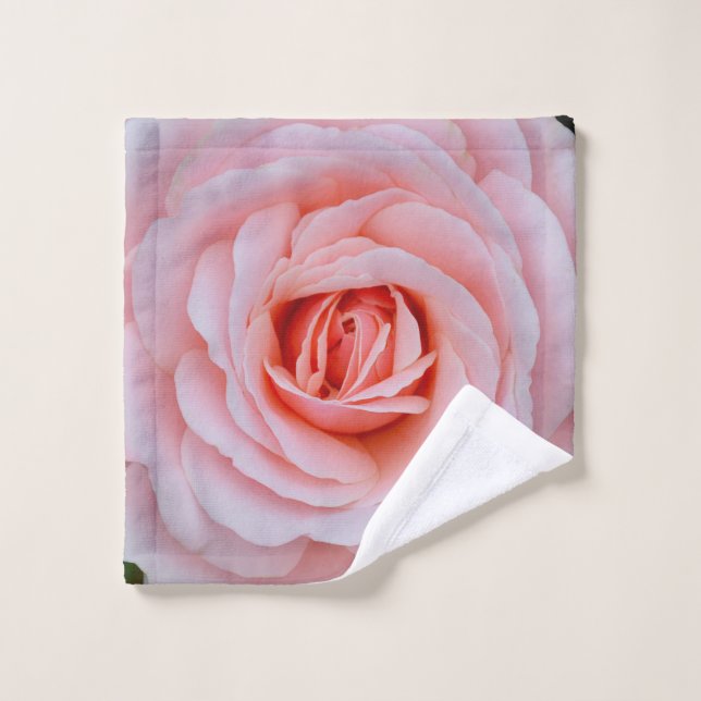 Lovely pink rose wash cloth (Wash Cloth)