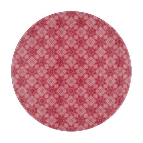 Lovely Pink Stars Sparkle Cutting Board