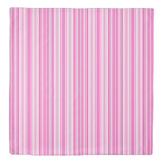 Lovely Pink Stripes Duvet Cover