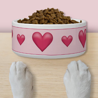 Lovely Pink Valentine's Day Hearts Bowl