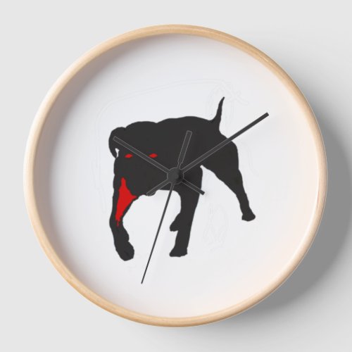 LOVELY PITBULL GREAT GIFT IDEA FOR DOGS LOVERS   CLOCK