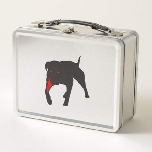 LOVELY PITBULL GREAT GIFT IDEA FOR DOGS LOVERS   METAL LUNCH BOX