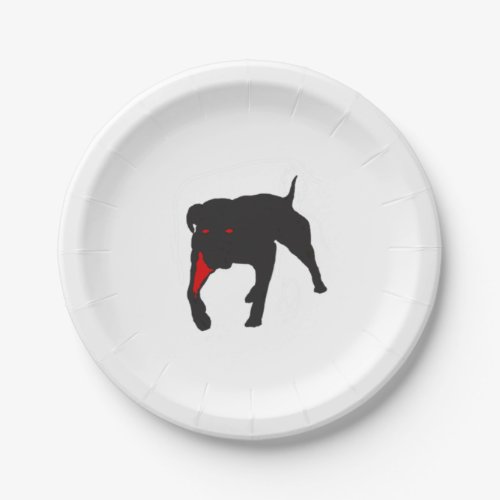 LOVELY PITBULL GREAT GIFT IDEA FOR DOGS LOVERS   PAPER PLATES