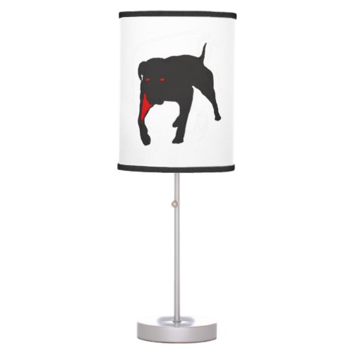 LOVELY PITBULL GREAT GIFT IDEA FOR DOGS LOVERS   TABLE LAMP
