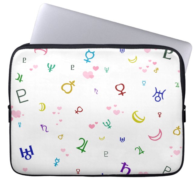 Lovely Planets Laptop Sleeve (Front)