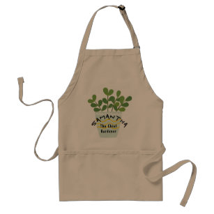 Lovely Potted Plants/Gift for Gardeners Custom Adult Apron