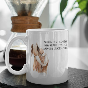 Coffee mug with a love message: Anywhere but with you! –