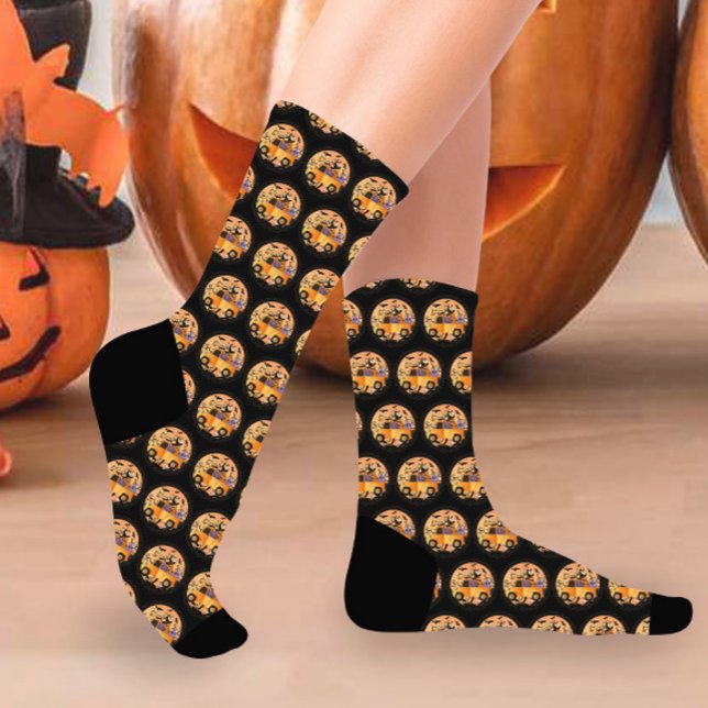 Lovely Pumpkin Halloween Socks (Creator Uploaded)