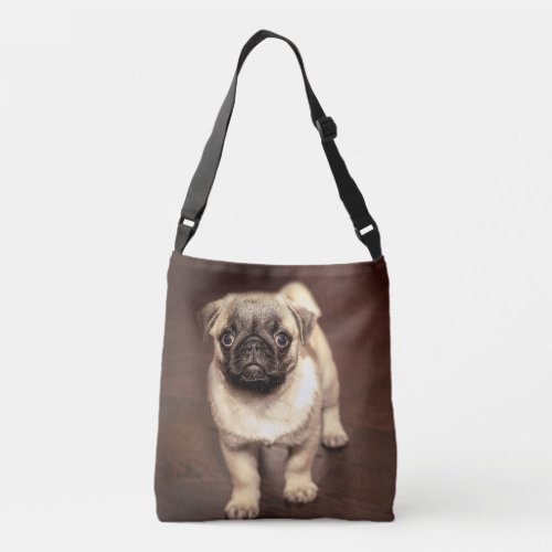 Lovely Puppy Pug Dog Pet Animal Crossbody Bag