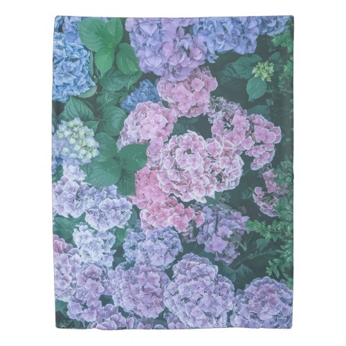 Lovely Purple and Pink Floral  Duvet Cover
