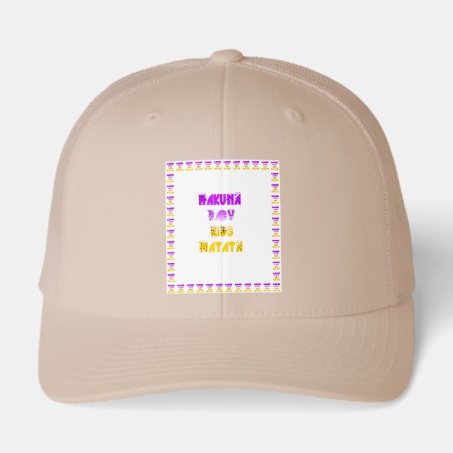 Lovely Purple and Yellow Hakuna Matata Baby Kids G (Front)