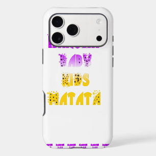 Lovely Purple and Yellow Hakuna Matata Baby Kids G iPhone 17 Pro Max Case