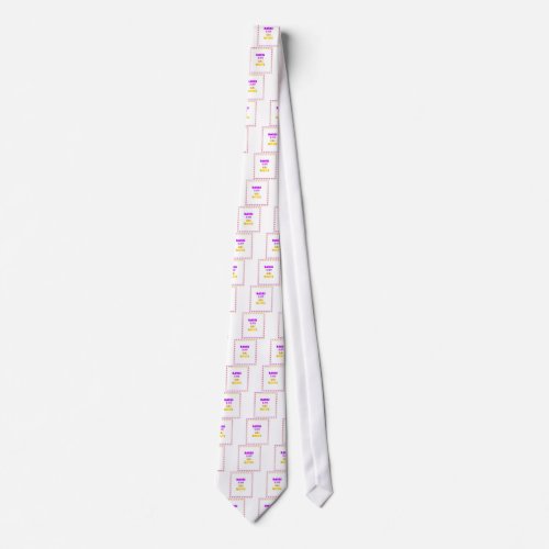 Lovely Purple and Yellow Hakuna Matata Baby Kids G Tie