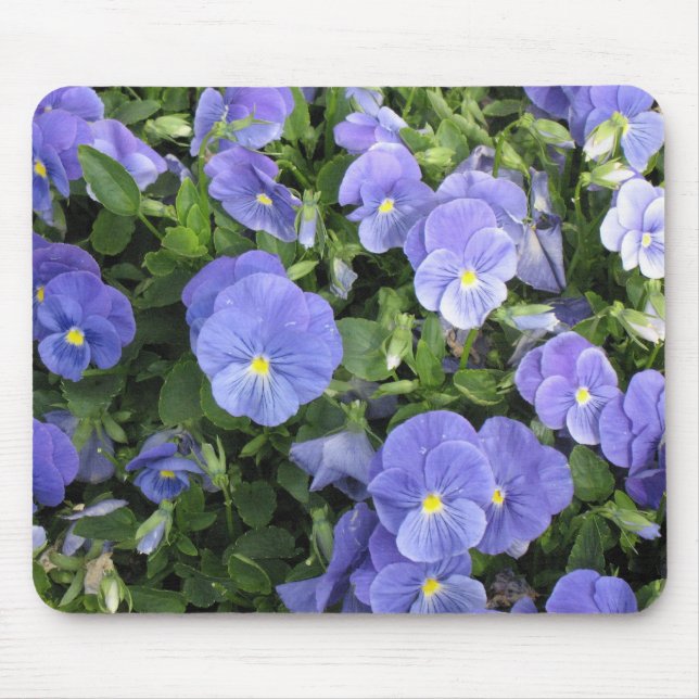 Lovely Purple Flowers - mousepad (Front)