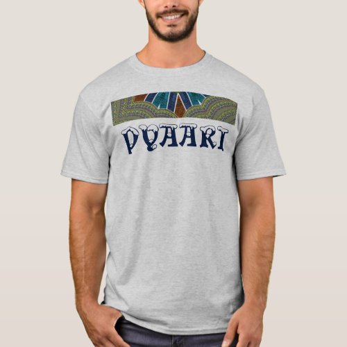 Lovely Pyaar Text Colorful damask pattern vector   T_Shirt