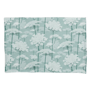 Lovely Queen Annes Lace Mint Pillow Case