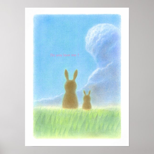 Lovely Rabbits Poster (Front)