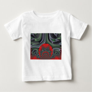 Lovely Red Aurora Art Print Baby T-Shirt