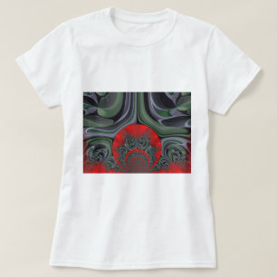 Lovely Red Aurora Art Print T-Shirt