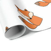 Lovely red fox wrapping paper (Roll Corner)