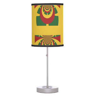 Lovely Red Golden Green Latest Design Table Lamp