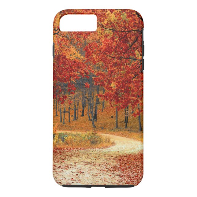 Lovely red leaf trees Case-Mate iPhone case (Back)