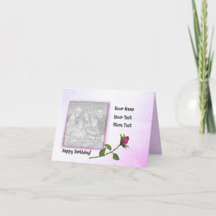 Lovely Red Rose Card