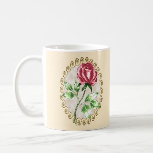 Lovely Red Rose Coffee Mug