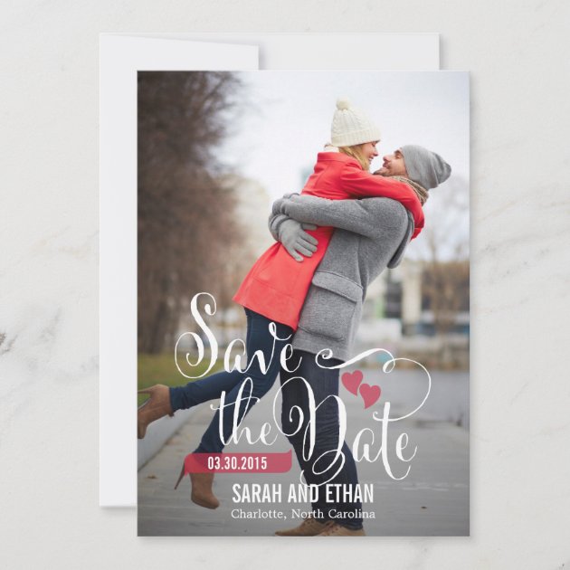 Lovely Request Save The Date - Editable Color
