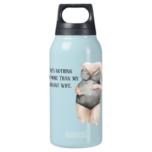 Lovely Romantic Pregnancy Wife Gift With Quote Insulated Water Bottle