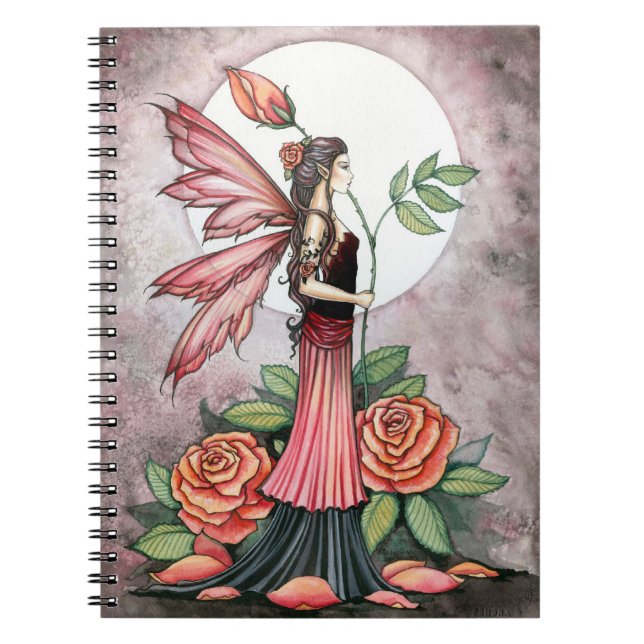 Lovely Rose Fairy Notebook (Front)