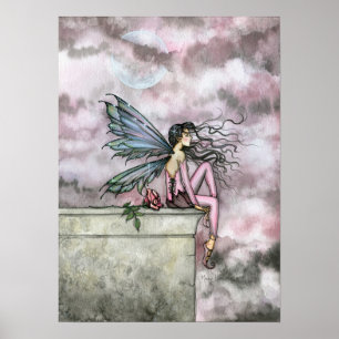 Lovely Rose Fairy Poster Print by Molly Harrison
