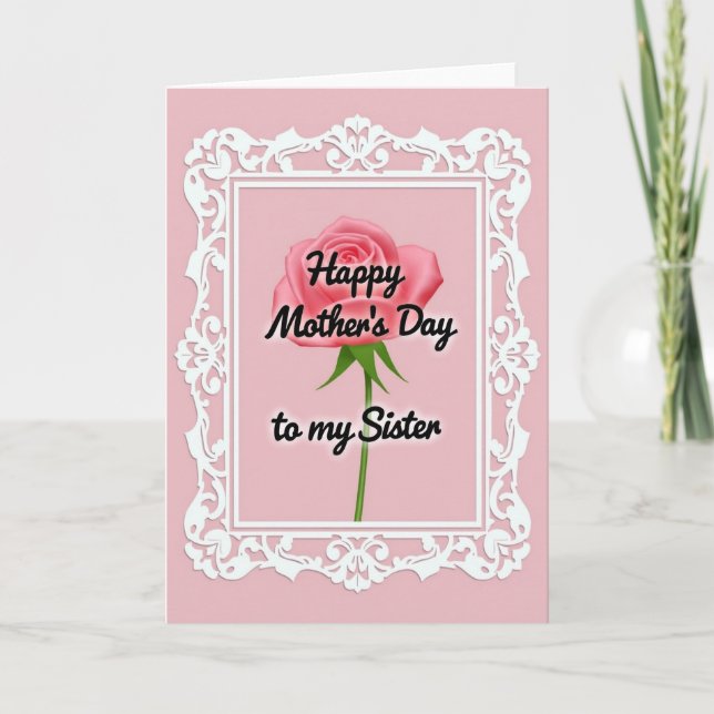 Lovely Rose Mothers Day Card (Front)