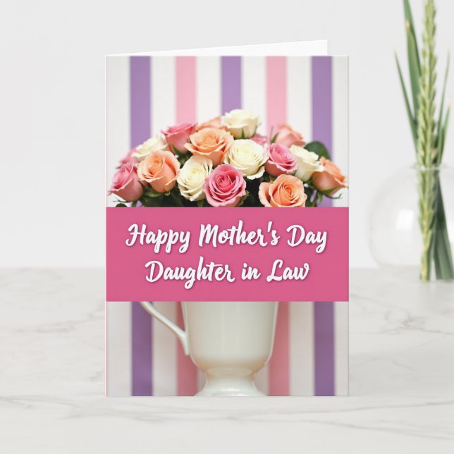 Lovely Roses Daughter Card (Front)