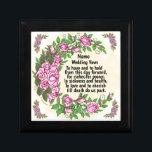 Lovely Roses New Wedding Vows  Gift Box<br><div class="desc">Lovely Roses New Wedding Vows gift box, t-shirt, Wedding apparel, Wedding t-shirts, Wedding gifts by ArtMuvz Illustration. Matching Customizable Wedding bridal shower, reception, bride apparel. Celebrate your love in style with our wedding designs, Perfect for the bride, groom, wedding party, and guests. You can personalize with your names or wedding...</div>