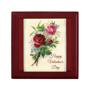 Lovely Roses Wooden Jewelry Keepsake Box by WingSong at Zazzle