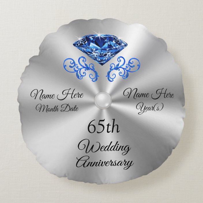 lovely-round-65th-wedding-anniversary-gift-pillow-zazzle