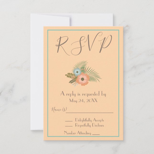 Lovely RSVP Invitation (Front)