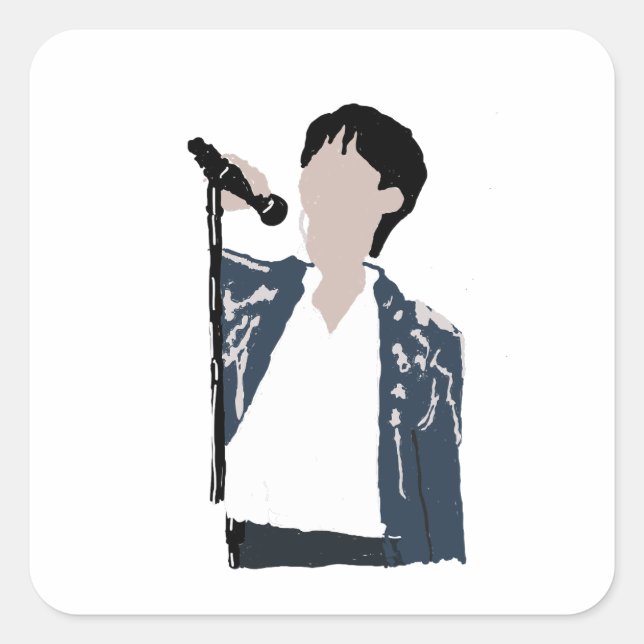 Lovely Runner Sunjae Square Sticker (Front)