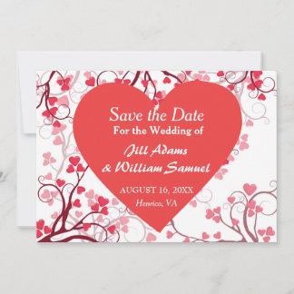 Lovely Save the Date Valentine Heart