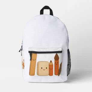 Lovely School Tools – Cute Transparent Printed Backpack